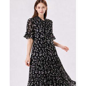 아날도바시니 플로랄 쉬폰 원피스(AX06OP25M)