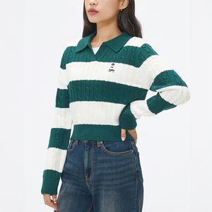 [스파오] (우디) 케이블 반오픈 크롭 스웨터 (SPKWF12G51-O)