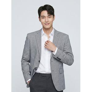 BY파크랜드 [오스틴리드]그레이 린넨혼방 시어서커 자켓-A2KC2310161A