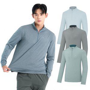 콜핑 남성 하이쿨 흡습속건 시원한 등산 긴팔 반집업 티셔츠 2541TK232M