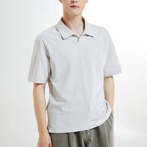 [스파오] [COOL] 오픈카라 반팔티셔츠 (SPHWE25M01-O)