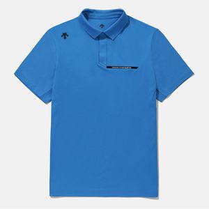 데상트 트레이닝 터프라이트 카라 티셔츠 SQ121TPS21BLU0 티셔츠