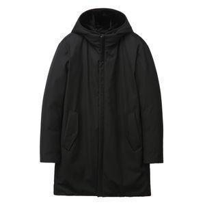 마에스트로 [ALBERO] 블랙 울 탈착 후드 구스다운점퍼 MAJU4D096BK