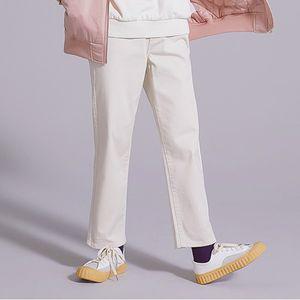 [스파오] [데일리지] 9부 스트레이트 면바지 (SPTCA12G01-T)