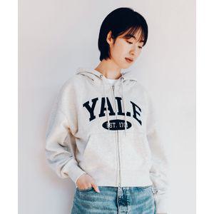 예일 투톤아치 크롭 후드집업 오트밀 YD10HD1513OT