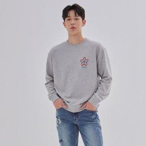 잠뱅이 남성) 스타 아트웍 보스쮸리 맨투맨_DN3WTS503-MG