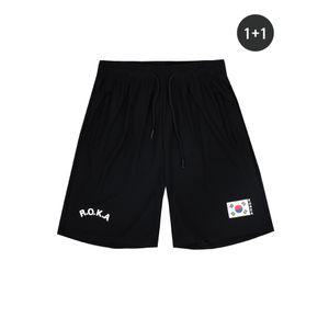 노블진 Q MC로카5부반바지 1+1 헬스반바지 여름 트레이닝 밴딩 스트레치 기능성 5부바지 빅사이즈
