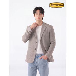 인터메조 데일리 트위드 니트 블레이저 자켓 IMGSBZ007F 베이지