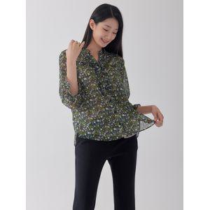 지센 플라워 쉬폰 블라우스 LFWSO803
