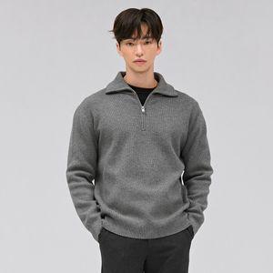 체이스컬트 남성 반집업 스웨터-DFRK5213D0L