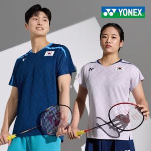 요넥스 요넥스 10716YX 20948YX 남성 여성 티셔츠 국가대표 유니폼 26FW