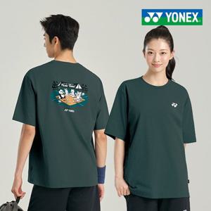 요넥스 요넥스 263TS043U 남성 여성 티셔츠 오버핏 26FW