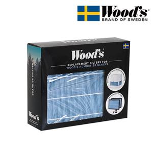우즈(Wood's) [우즈] 제네바 가습기 HSW90 전용필터 2P (zinc ion)