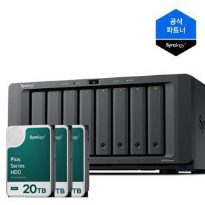 시놀로지 시놀로지 나스 DS1825neo+ 8베이 [60TB] 20TBx3 HAT3320 NAS HDD 합본