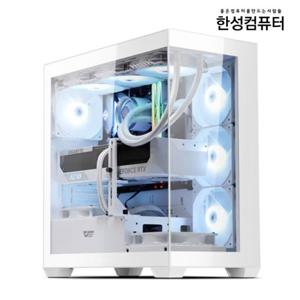 한성컴퓨터 라이젠7 9800X3D+32GB+1TB 내장그래픽 조립PC 게이밍 데스크탑 화이트/B850