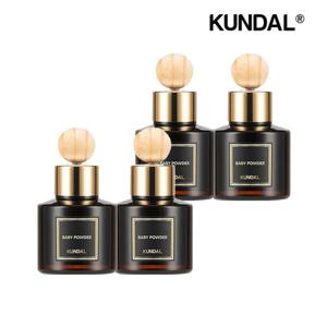 쿤달  쿤달 퍼퓸 차량용 디퓨저 베이비파우더 75ml x4개