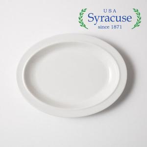 시라쿠스 [시라쿠스] 메이플 타원접시 23cm 화이트 (SYM-W014)