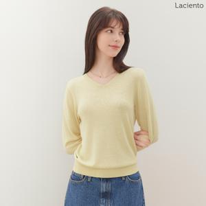 [런칭가 69900원] 라씨엔토 실크 캐시미어 블렌딩 홀가먼트 니트