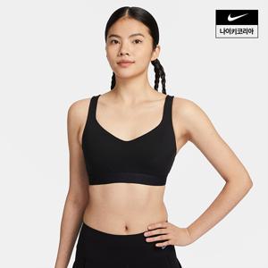 [블랙위크 60%] [나이키] 인디 하이 서포트 여성 패드 어저스터블 스포츠 브라 FD1069-010