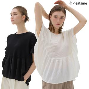 플리츠미 25SS 셔링 더블플리츠 블라우스 1종