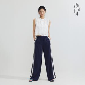 머티리얼랩 26SS 레이스 플로우팬츠