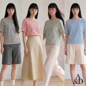 [론칭가 69900원][AnD] 에이앤디 26SS 마린 스트라이프 티셔츠 4종
