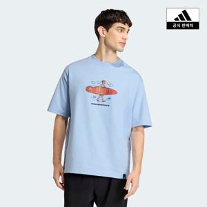 아디다스코리아공식 KB4901 DOODLE STAND-UP PADDLE 그래픽 티셔츠