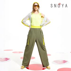 [SNOYA]스노야 26SS 비스코스 쿨링 카고 밴딩팬츠