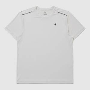 [르꼬끄] 남녀공용 러닝 메쉬 반팔 티셔츠 QR323RRS71 WHITE GREY QR323RRS71WGR