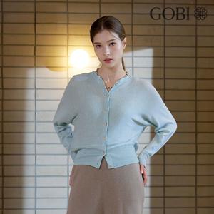 [런칭가 239000원] 고비(GOBI) 실크캐시미어 세미돌먼 홀가 가디건