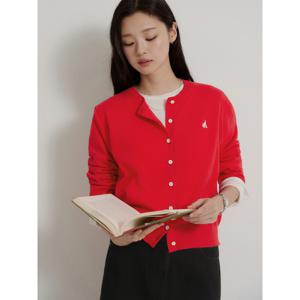 (빈폴레이디스) [Essential] 라운드넥 카디건  레드 BF685AE906