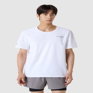 [르꼬끄] 남성 메쉬 하이브리드 반팔 티셔츠 QR221ERS55 OFF WHITE QR221ERS55OWT