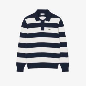[라코스테] 남성 26FW 볼드스트라이프 코튼 스웨터 폴로셔츠 AH0488-56N (2컬러) AH048856N