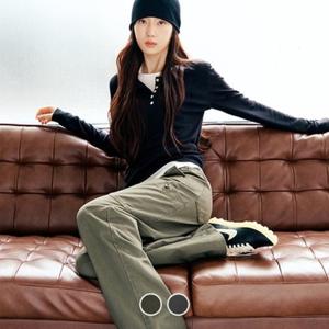 [지오다노] 416908 여 코튼 스트레이트 카고 팬츠 05416908 416908