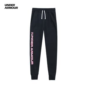 언더아머 UA 라이벌 주니어 아동 여성 기모 조거팬츠 트레이닝 바지 1356487-002