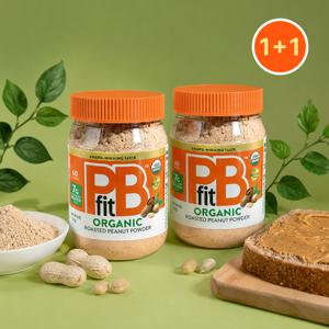[PB FIT 정식통관] 1+1 미국 직수입 유기농 건강한 땅콩버터 파우더 ( 총2병 1병 227g)