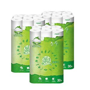[수목제지] 트루마리 순수 30M 30롤 3팩