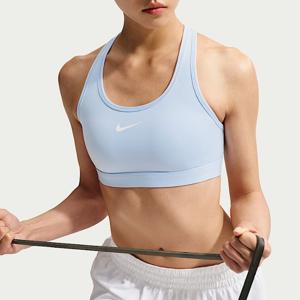 [국내매장] 나이키/스포츠브라/스우시 미디엄 서포트 패드(DX6822-407)/EV