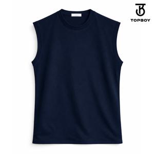 [탑보이] 남자 쿨링 스판 라운드넥 민소매 나시 티셔츠 (LW136)