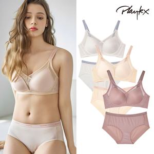 [플레이텍스] 노와이어 크로스유어하트 브라팬티 2종