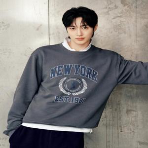 [지오다노] 맨투맨티셔츠 남자 가을 프린트 라운드티 026959 695902