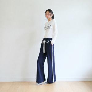 [에고이스트] [아울렛][BLUE LABEL] 레이스 트리밍 스웨트팬츠 ES3OPT54 ES3OPT54
