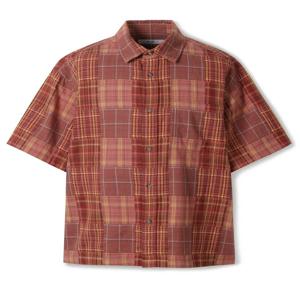 [시리즈] [최초판매가 179,000원] Japanese Fabric 체크 패치워크 반팔 셔츠 SASFM25621REX SASFM25621