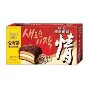 오리온 초코파이 대용량 간식 1.17kg 30개입 1박스