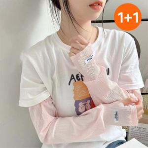 1+1 헬로 여성 손등커버 쿨토시 운전 골프 스포츠 냉감 여름 팔토시