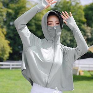 차단 자외선 썬캡 바람막이 여자 후드집업 얇은 WFNK358