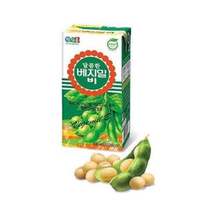 정식품 달콤한 베지밀 B 두유 190ml, 72개