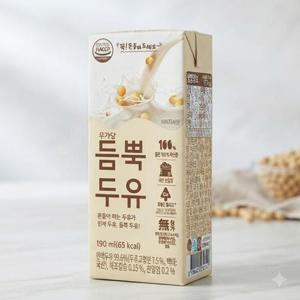 듬뿍두유 190ml x 32팩 무가당