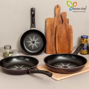 [HomeChef] 홈셰프 포가드 후라이팬3종세트(20+26+28)