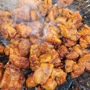 [발품식탁]의성마늘 100%국내산 닭다리살 숯불닭갈비 500gx1팩/매운맛